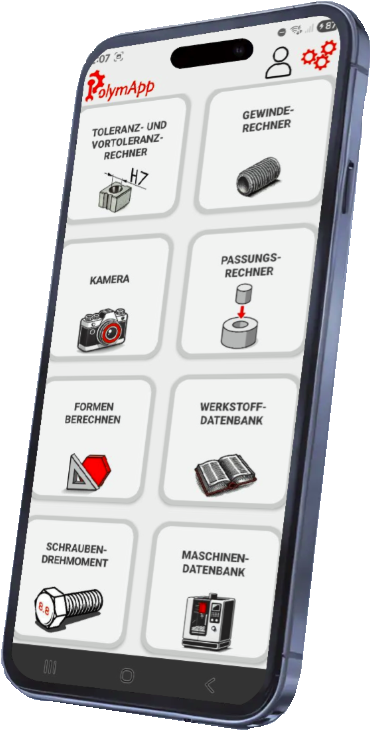 PolymApp auf dem Smartphone